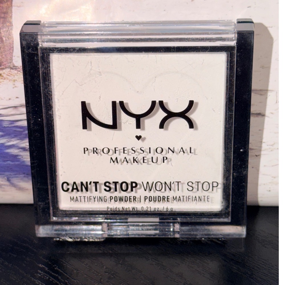 NYX Can't Stop Won't Stop Mattifying Powder Brightening Translucent